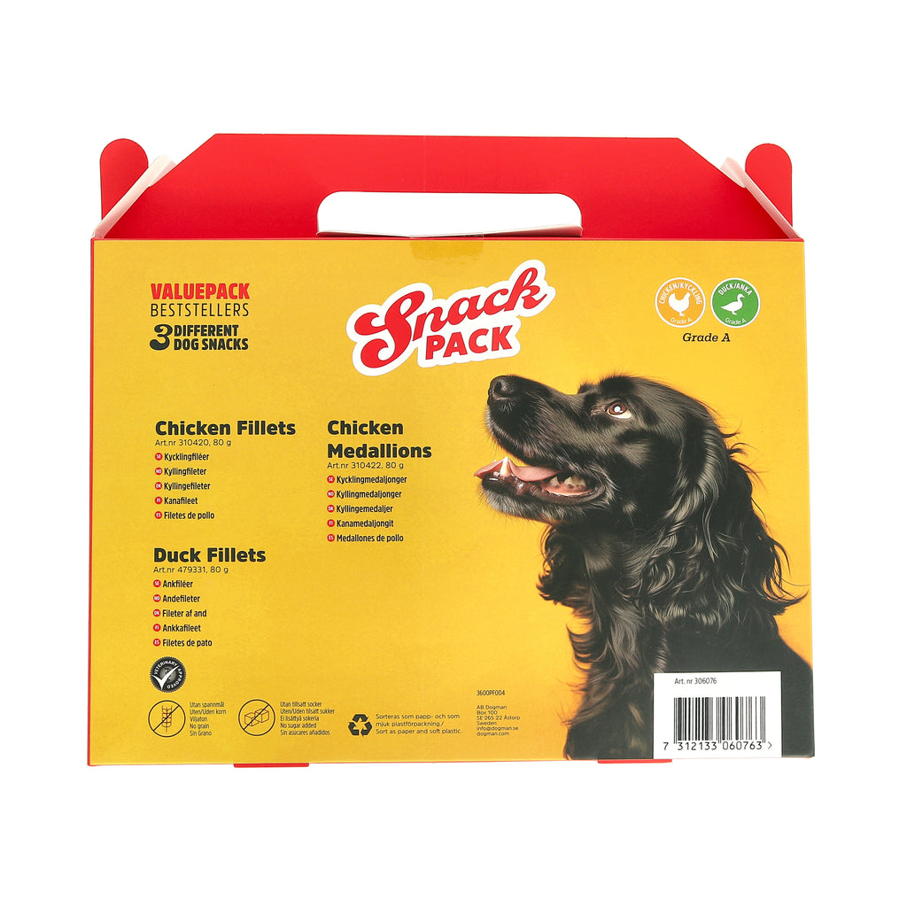 Bästa Belöningen Valuebox 3-pack – Hundgodis (Dogman)
