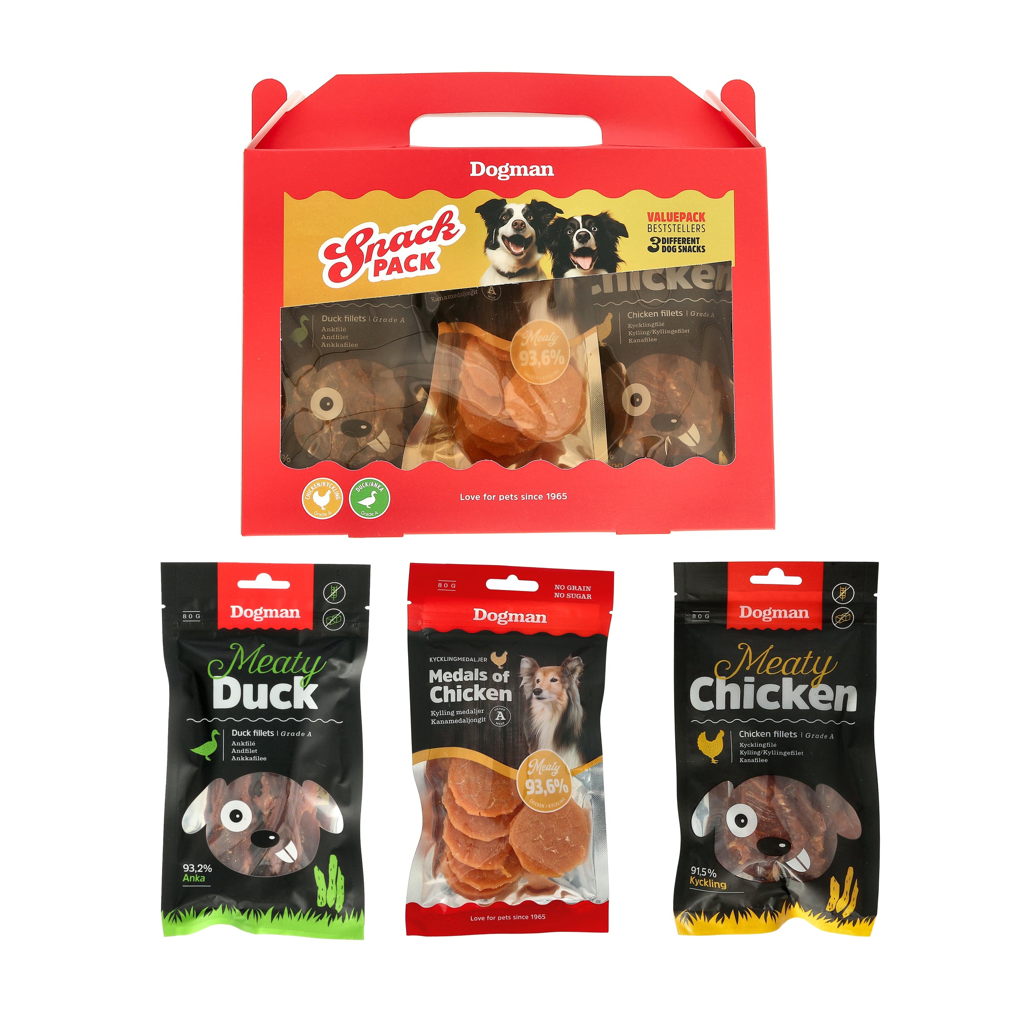 Bästa Belöningen Valuebox 3-pack – Hundgodis (Dogman)