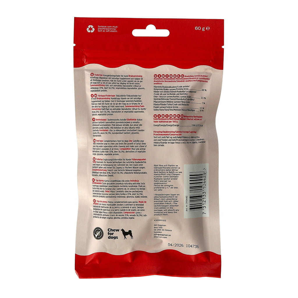 Tuggpinnar – Hjort 5-pack (Dogman)