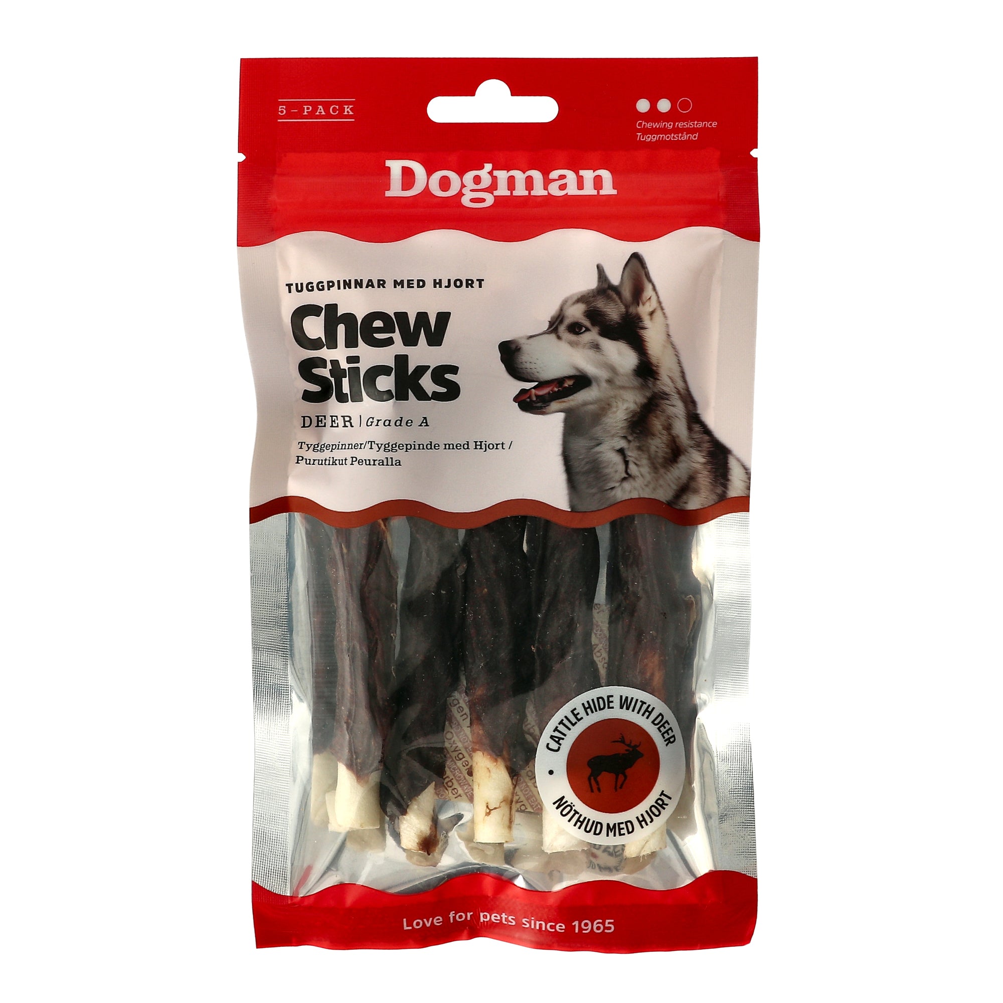 Tuggpinnar – Hjort 5-pack (Dogman)