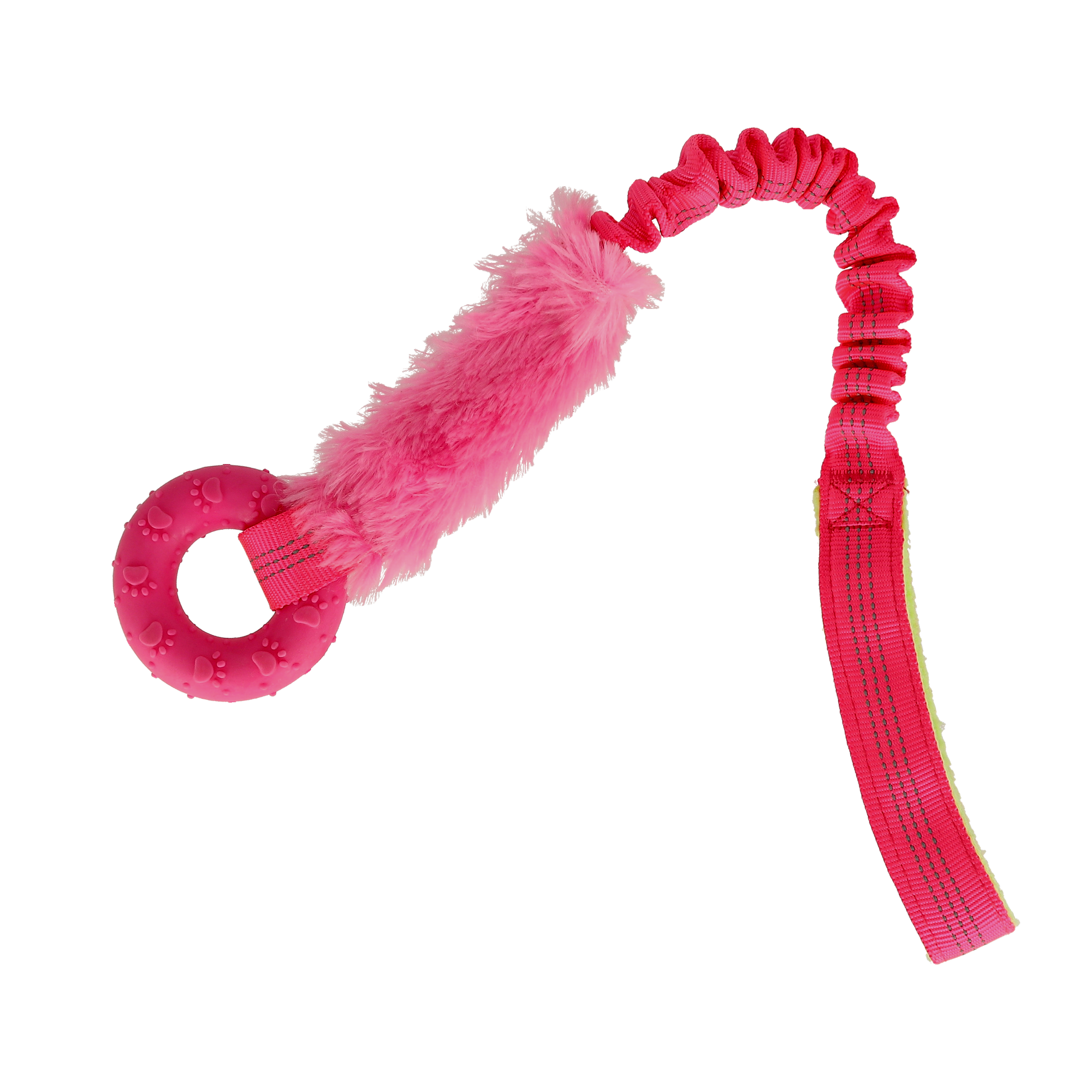 Valpleksak med päls och ring Rosa (Dogman)