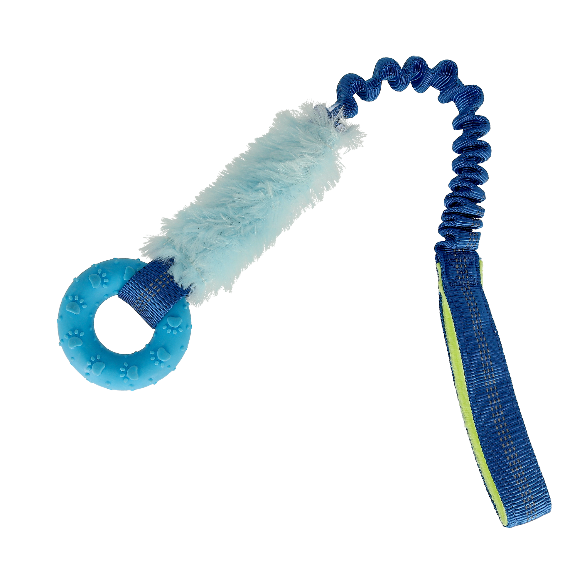Valpleksak med ring Blå/Lime 50cm (Dogman)